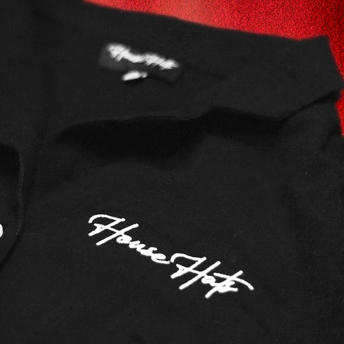 Collar Buttoned Crop